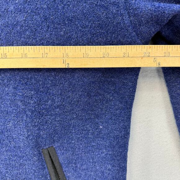 Ibex Jacket Men's M Blue Black 100% Wool Jacket Full Zip Made in USA EUC - Picture 11 of 13